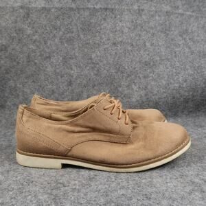Soda Shoes Womens 7.5 Derby Oxford Sneaker Fashion Dress Casual Lace Up Brown